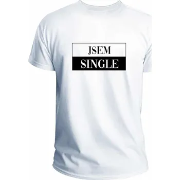 Pánské tričko Pánské tričko - Jsem Single - XL