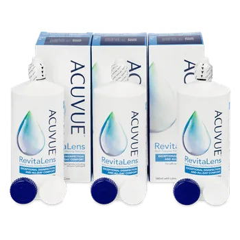 Kontaktní čočky Acuvue RevitaLens 3x 360 ml