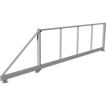 brána Zámečnictví Pluhař Samonosná posuvná brána 500 - 550 x 120 cm