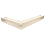 Luft rohová pravá krémová 54,7x76,6x9 LUFT/NP/90/45S/K