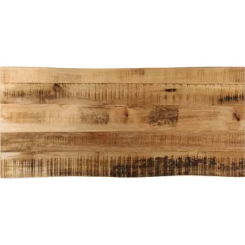 Konferenční stolek vidaXL Stolní deska 90x40x3,8 cm obdélník masivní akácie živá hrana [370779] Barva: Hrubé mangovníkové dřevo (přírodní)