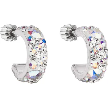 Náušnice Stříbrné náušnice Swarovski,