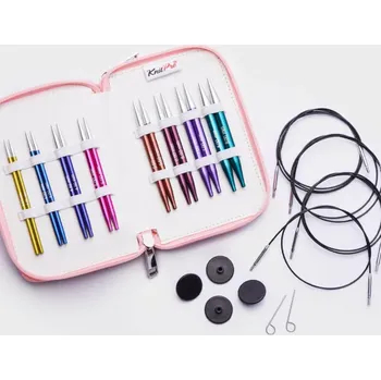 Jehlice KnitPro sada výměnných jehlic ZING Deluxe 10 cm