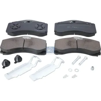 Brzdová destička Sada brzdových destiček, vždy 4 kusy v sadě DT Spare Parts 10.34129
