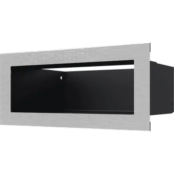Krbová kamna Ventilační mřížka LUFT rovná 90x200 mm stříbrná LUFT/9/20/SZ