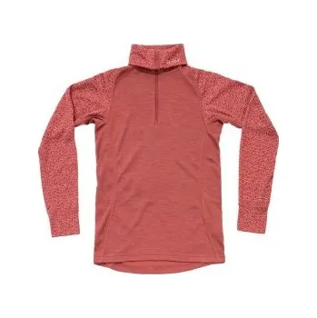 Dámské termoprádlo Devold DUO ACTIVE dámský rolák Marsala