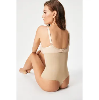 Dámské spodní prádlo Stahovací tanga Laser cut Exclusive s vysokým pasem