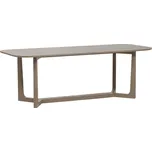 WOOOD Šedobéžový dřevěný jídelní stůl Ferion 240 x 90 cm