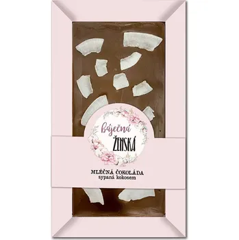 Čokoláda Ručně vyráběná sypaná čokoláda 80 g – báječná ženská