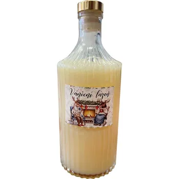 Koupelová pěna Vánoční lázeň 500 ml ve skle - jablko a skořice