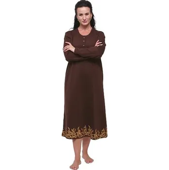 Dámské noční prádlo Calvi 531 hnědá XL