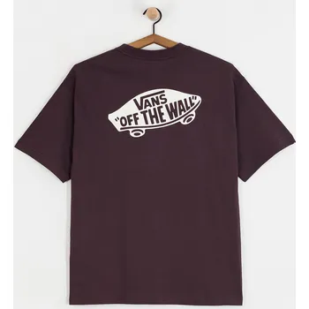 Pánské tričko Vans Style 76 II Loose (dark port) M, vínově červená