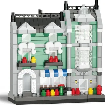 ostatní stavebnice KOCO Stavebnice mini Street view Obchod s potravinami 329 ks