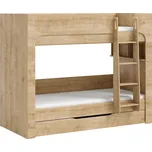 Čilek Patrová postel 90x200 cm Mocha