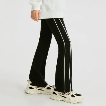 Dětská móda Reserved - Legíny s bočními pruhy - černý - 118DN-99X - 118DN-99X-146