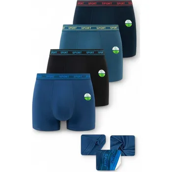 Boxerky Pánské boxerky 251B (mix barev) - 4 ks - M