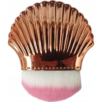 Přípravek na tvář Štětec na líčení konturování makeup mušle měď VERA-16-MIEDZ