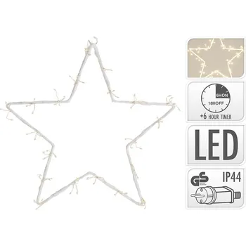 Vánoční dekorace Svítící hvězda