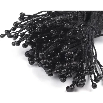 Pestíky do květinek oboustranné - délka 6 cm - černé