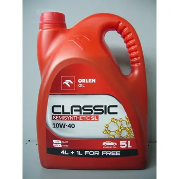 Motorový olej OrlenOil Platinum Classic 10W-40 polosyntetický olej 5 l