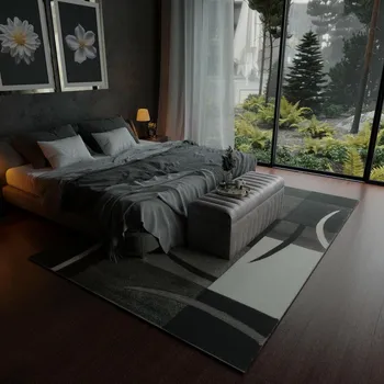 Koberec JUTEX Kusový koberec JASPER 752-90 černý BARVA: Černá, ROZMĚR: 140x200 cm