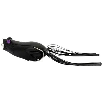 Umělá nástraha Savage Gear Žába Hop Popper Frog Floating Black 5,5 cm 15 g