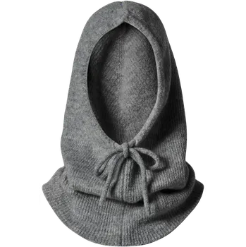 esmara® Dámský pletený nákrčník s kapucí (šedá)