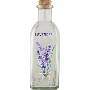 Láhev Skleněná lahvička 500 ml - Lavender