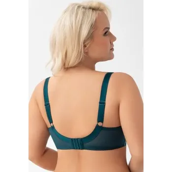 Podprsenka Nevyztužená podprsenka Gorsenia K950 Glen Mořská zeleň 80L