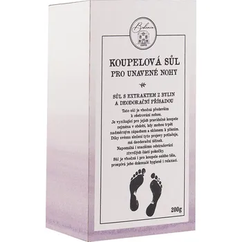 Koupelová pěna Bylinná a deodorační koupelová sůl na nohy 200 g