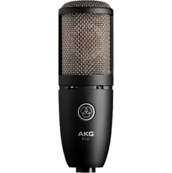 Mikrofon AKG P220 - velkomembránový kondenzátorový mikrofon, černý
