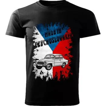 Pánské tričko Pánské tričko černé Made in Czechoslovakia legendy VZOR č. 07 XS (tričko Made in Czechoslovakia Československé legendy veteránů)