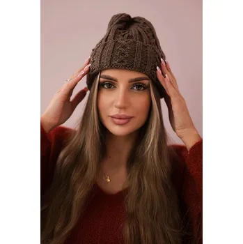 Čepice Fashionweek Dámská zimní čepice K206 Barva: Mocca, Velikost: Universal