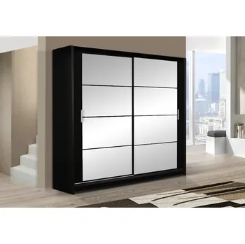 Šatní skříň Stolar Šatní skříň DAKOTA 160 Zvolte dekor: Černá