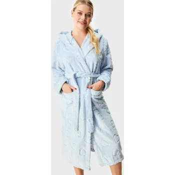 Dámský župan Hřejivý župan Layla Hearts dlouhý