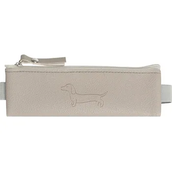 Penál Penál etue mini s gumou na diář Sausage Dog gray 20x4cm 8071380