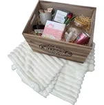 Dřevěný dárkový box s dekou pro maminku