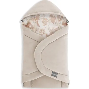 Vložka do autosedačky Fusak/zavinovačka/deka do autosedačky Sleepee Vintage Animals Almond