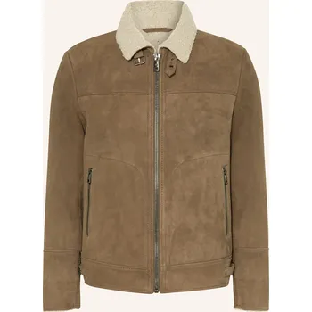 Pánská bunda Milestone Pánská Kožená Bunda Mscamino, hnědá, 56