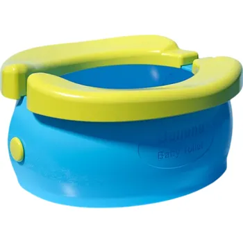 Nočník Dětský přenosný skládací nočník 22 x 20 x 10 cm Skládací WC sedátko na pytel Cestovní nočník s nosností 50 kg Pro děti modrá