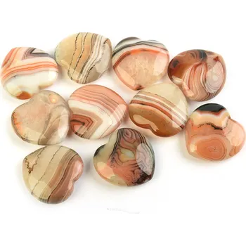 Přírodní kámen Achát sardonyx srdce 3,5cm