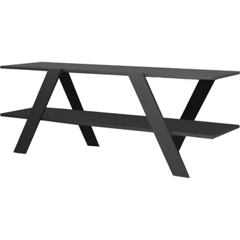 Televizní stolek TV stolek AGRIAS, antracit - II. jakost, POUZE OSOBNÍ ODBĚR + vyzvednutí ZDARMA