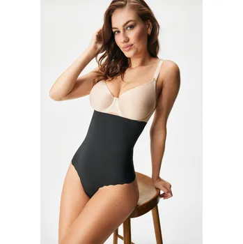 Kalhotky Stahovací tanga Laser cut Exclusive s vysokým pasem