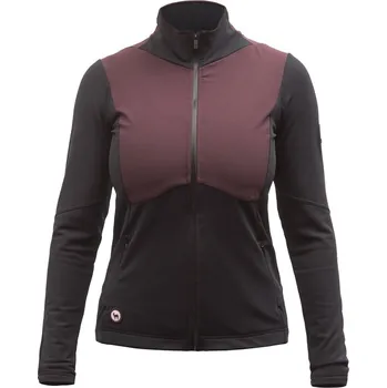 Cyklistická bunda FT Womenš Cross Point Hybrid Jacket true black port red Velikost: XL