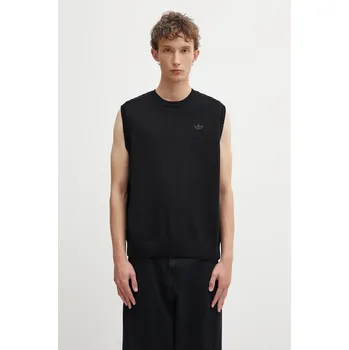 Dámská vesta Vesta adidas Originals P Ess Knit Vest, L, černá, 99X