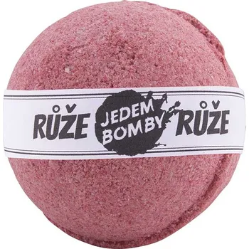 bomba do koupele Pěnivá a šumivá bomba do vany s extrakty šípku a růže 110 g