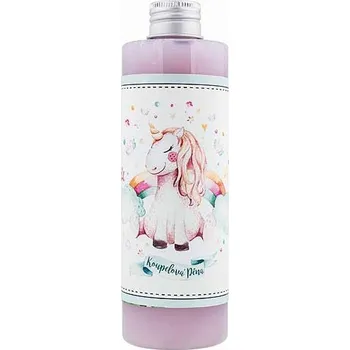 Koupelová pěna Dětská pěna do koupele pro holky 250 ml - jednorožec