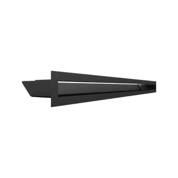 Krbová kamna Ventilační mřížka tunel 6x80 černá LUFT/6/80/45S/C