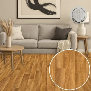 pvc podlaha PVC podlaha Breno AMBIENT Golden Oak 16M Označení šíře role: 4 m