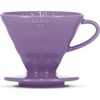 Kávovar Keramický Dripper V60 VDC-02 Barva: FIALOVÁ + 40ks filtrů
